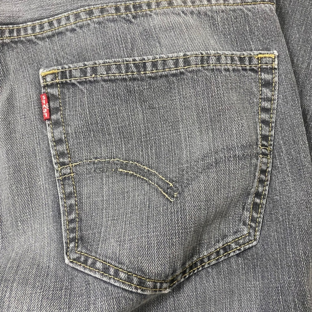 Levi Strauss Co 527 Bootcut Jeans Mens W38 L32‎ Grey Denim Pants - Picture 6 of 7